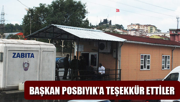 SERVİS ARAÇLARI BAŞKAN POSBIYIK'A TEŞEKKÜR ETTİ