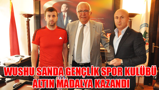 WUSHU SANDA GENÇLİK SPOR KULÜBÜ BAŞKAN HALİL POSBIYIK'I ZİYARET ETTİ