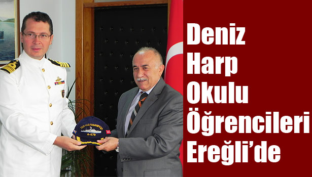 DENİZ HARP OKULU ÖĞRENCİLERİ EREĞLİ'YE GELDİ