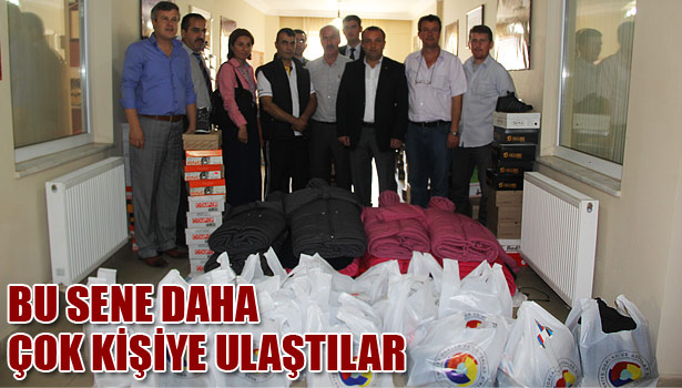 ALAPLI TSO'DAN 650 ÖĞRENCİYE BOT VE MONT YARDIMI