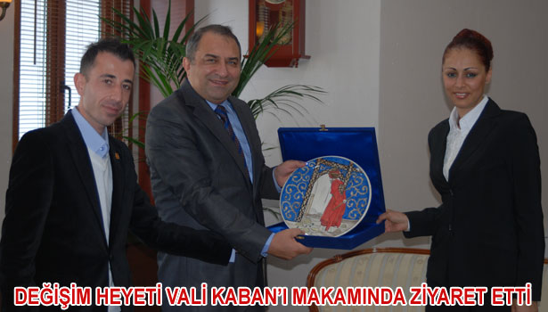 DEĞİŞİM'DEN VALİ KABAN'A ANLAMLI ZİYARET