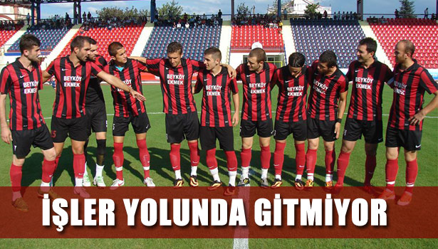 BEYKÖYBELEDİYESPOR'DA İŞLER İYİ GİTMİYOR