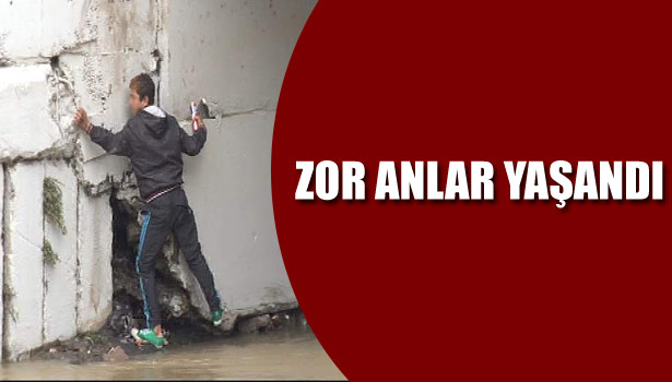 KURTARMAYA GELEN POLİSE ZOR ANLAR YAŞATTI