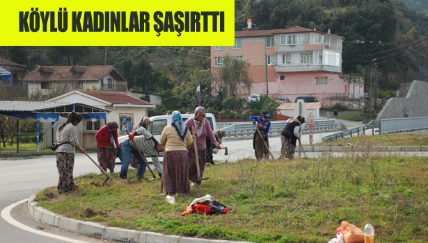 KÖYLÜ KADINLAR ŞAŞIRTTI