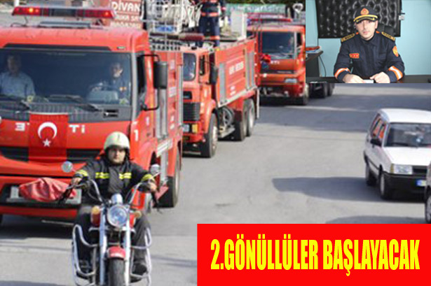 2.GÖNÜLLÜLER BAŞLAYACAK