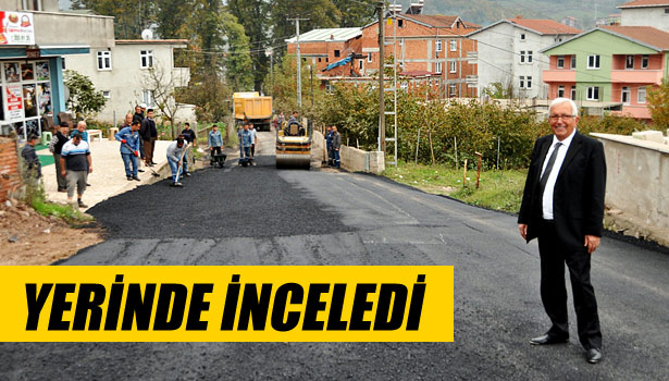 ASFALT ÇALIŞMALARI SÜRÜYOR