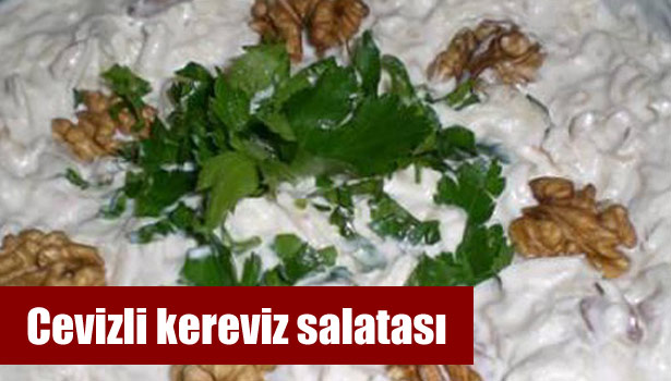 CEVİZLİ KEREVİZ SALATASI NASIL YAPILIR?