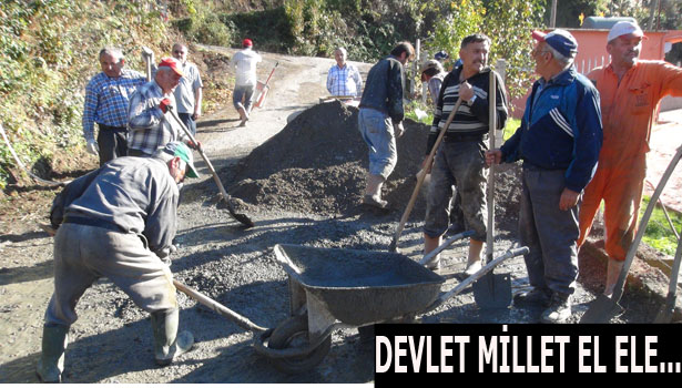 DEVLET MİLLET ELELE...