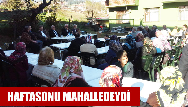 POSBIYIK UZUNMEHMET MAHALLESİ SAKİNLERİ İLE BULUŞTU