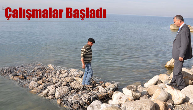 DERİN DENİZ DEŞARJ SİSTEMİNDE GABYON ÇALIŞMASI DA BAŞLADI