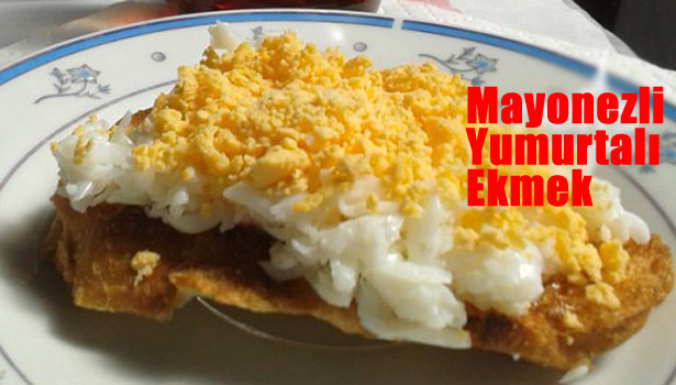 MAYONEZLİ YUMURTALI EKMEK NASIL YAPILIR?