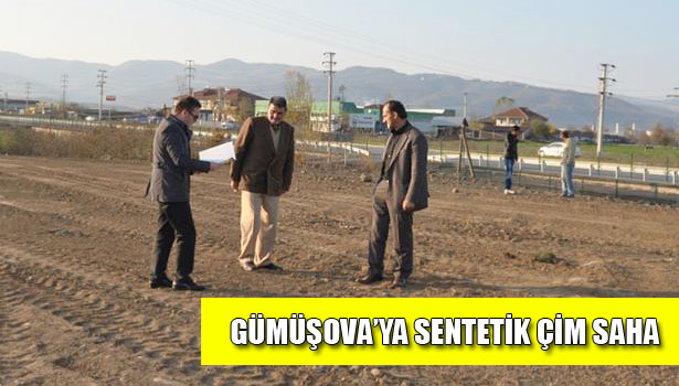 GÜMÜŞOVA'YA SENTETİK ÇİM SAHA