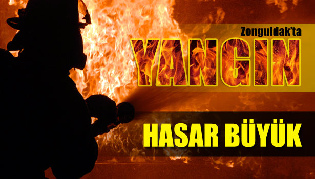 ÇATI KATINDA ÇIKAN YANGIN KORKUTTU