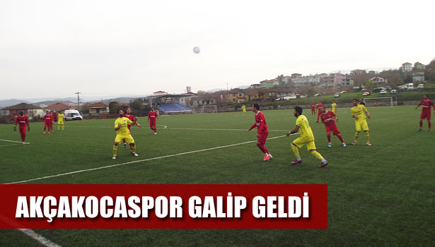 AKÇAKOCASPOR GALİP GELDİ