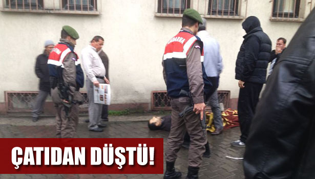 ÇATIDAN DÜŞEN MEMUR HAYATINI KAYBETTİ