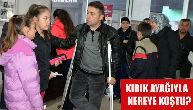 KIRIK AYAĞIYLA NEREYE KOŞTU?