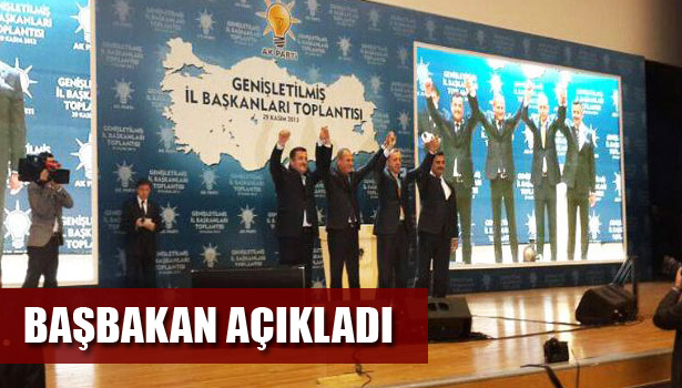BAŞBAKAN AÇIKLADI