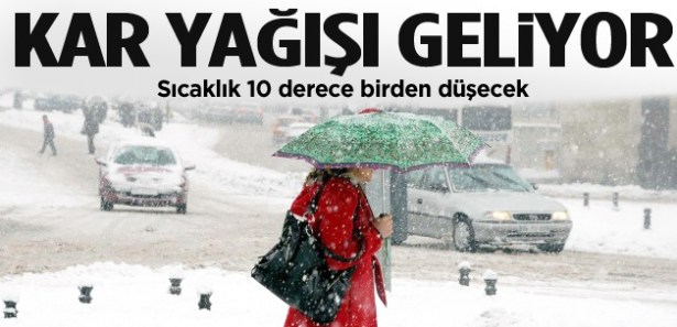 METEOROLOJİ UYARDI: SICAKLIK 10 DERECE DÜŞECEK!