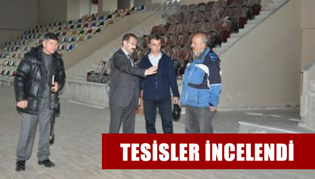 YENİ İL SPOR MÜDÜRÜ DERECİ TESİSLERİ İNCELEDİ