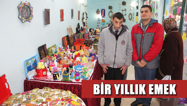 ÖZEL ÇOCUKLARIN BİR YILLIK EMEĞİ SERGİLENİYOR