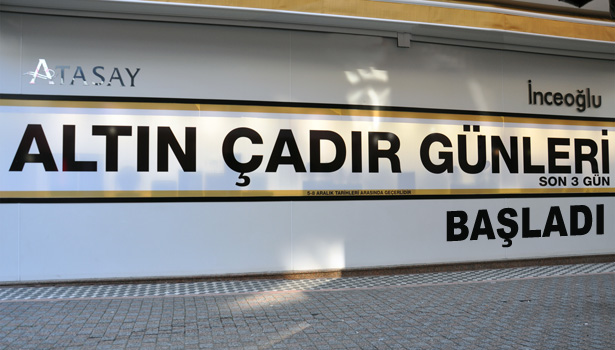 "ATASAY ALTIN ÇADIRI" GÜNLERİ BAŞLADI