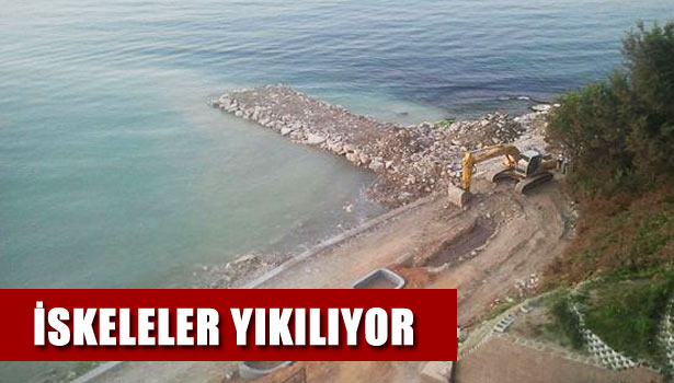 ISKELELER YIKILIYOR