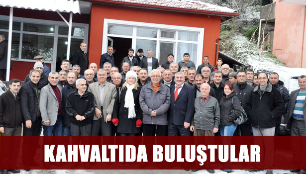 POSBIYIK MAHALLE MUHTARLARI İLE KAHVALTIDA BİR ARAYA GELDİ
