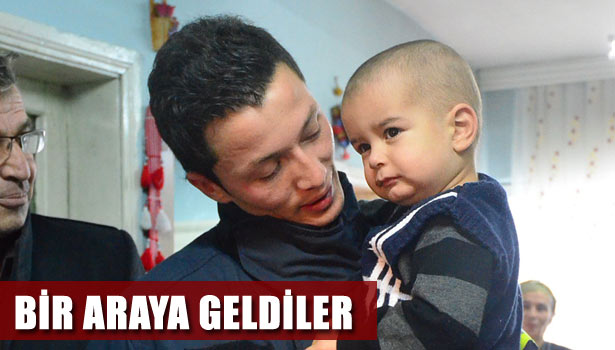 İTFAİYE ERİ NEFESİYLE KURTARDIĞI EMİRHAN'I ZİYARET ETTİ