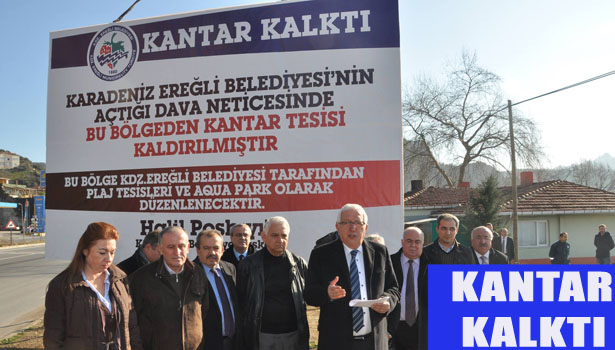 KANTAR KALKTI, PLAJ GELİYOR...