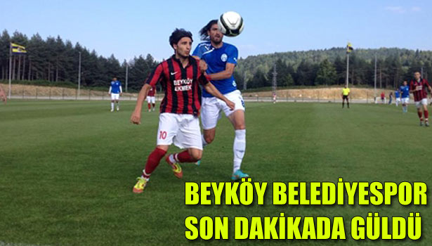 BEYKÖY BELEDİYESPOR SON DAKİKADA GÜLDÜ 1-1