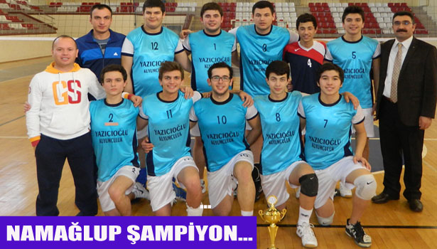 NAMAĞLUP ŞAMPİYON OLDULAR