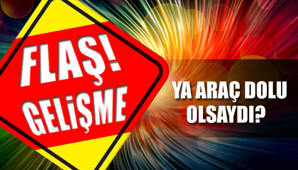 OTOBÜSE MERMİ İSABET ETTİ