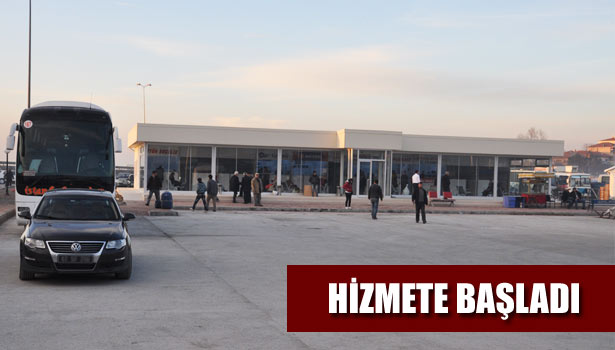ALAPLI TERMİNALİ YENİ YERİNDE HİZMETE BAŞLADI