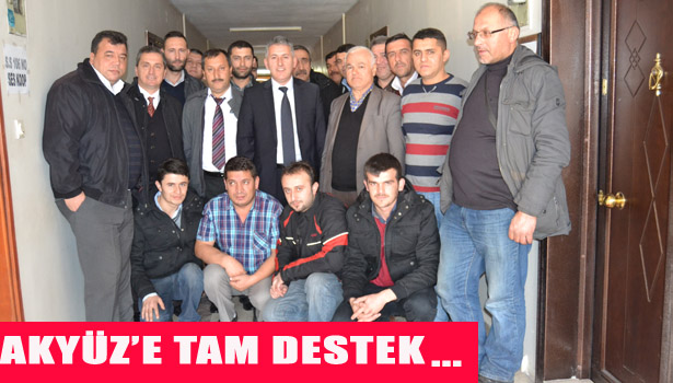 KAMYONCULARDAN VE SES KOOP'TAN AKYÜZ'E TAM DESTEK...