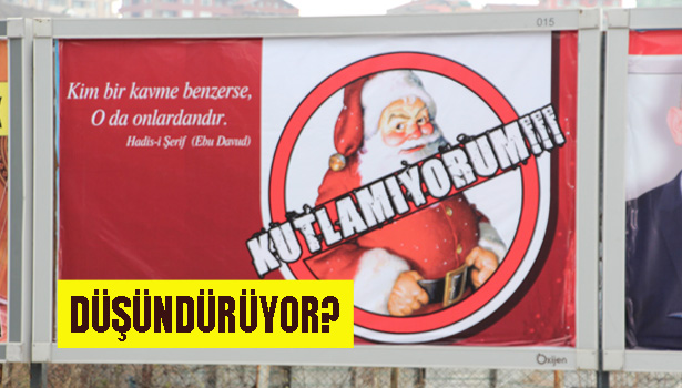 "KUTLAMIYORUM" İLANLARI DÜŞÜNDÜRÜYOR?