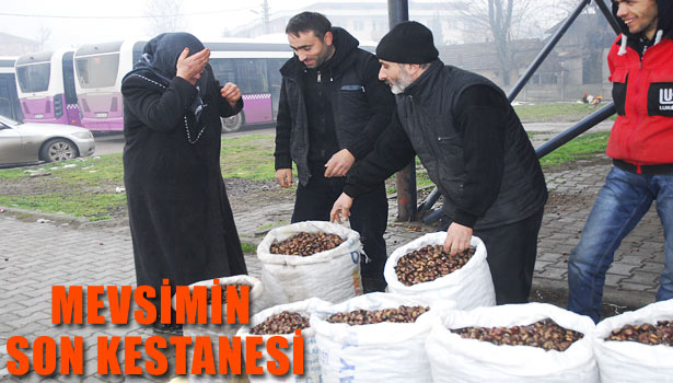 MEVSİMİN SON KESTANESİ PAZARDA