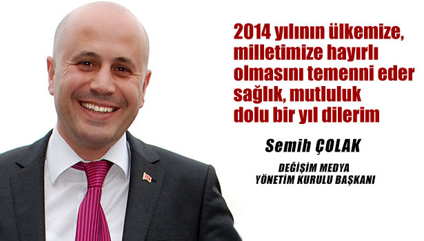 ÇOLAK'TAN YENİ YIL MESAJI