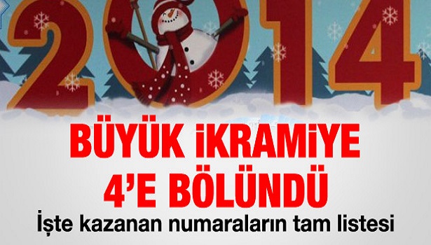 2014 MİLLİ PİYANGO YILBAŞI ÇEKİLİŞİ YAPILDI