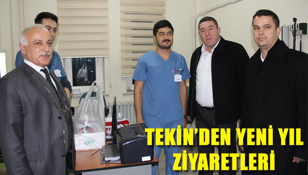 TEKİN VE CHP'LİLERDEN YENİ YIL ZİYARETLERİ