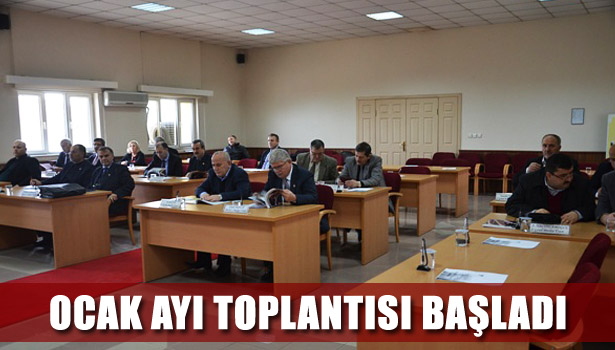 DÜZCE İL GENEL MECLİSİ OCAK AYI TOPLANTISI BAŞLADI