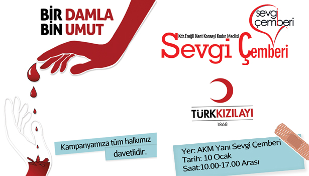 BİR DAMLA İLE UMUT OLUN