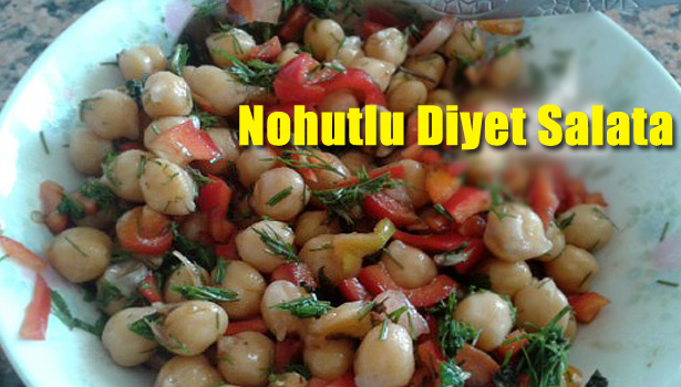 NOHUTLU DİYET SALATA NASIL YAPILIR?