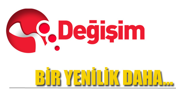 BİR YENİLİK DAHA...