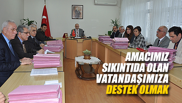 ÇAY: AMACIMIZ DESTEK OLMAK...