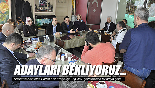 ADAYLARI BEKLİYORUZ...