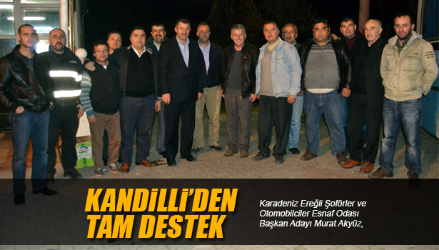 KANDİLLİ'DEN TAM DESTEK