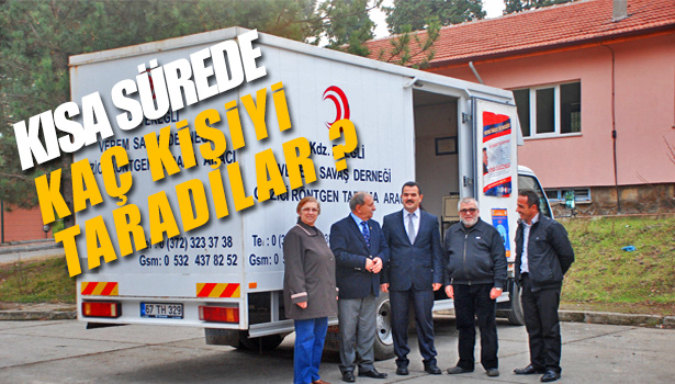 BİR HAFTADA KAÇ KİŞİ TARAMADAN GEÇTİ?