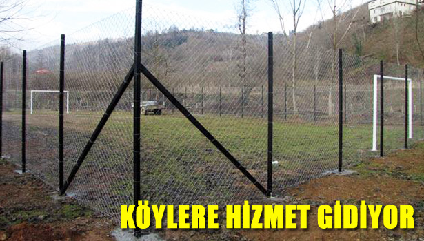 KÖYLERE HİZMET GİDİYOR