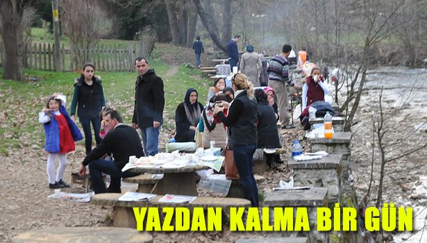 AKÇAKOCA'DA YAZDAN KALMA GÜN YAŞANDI
