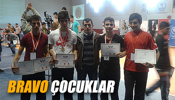 BÖLGEYİ TÜRKİYE ŞAMPİYONASI'NDA TEMSİL EDECEKLER